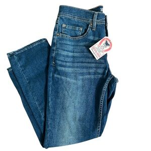 Devil Dog Dungarees Mens 30x30 Athletic Garner Blue Jeans $79 Denim Straight Leg